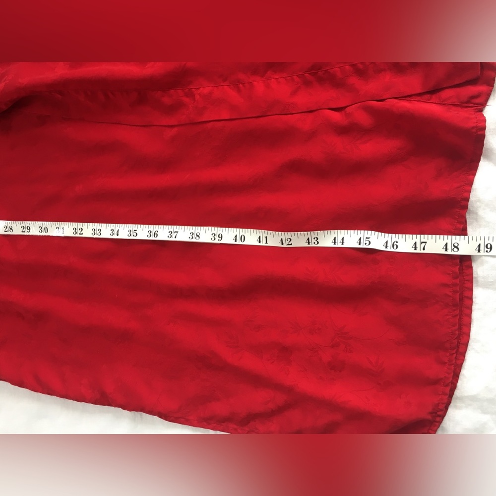 Red Silk Robe - Picture 7 of 7